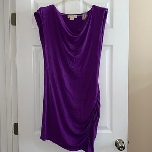 Large Michael Kors purple mini dress